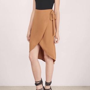 Tobi Melrose Wrap Midi Skirt
